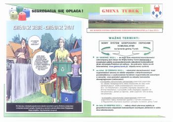 Nowy system gospodarki odpadami w Gminie Turek