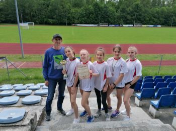 Mistrzostwa Rejonu Konińskiego w Czwórboju Lekkoatletycznym Dziewcząt