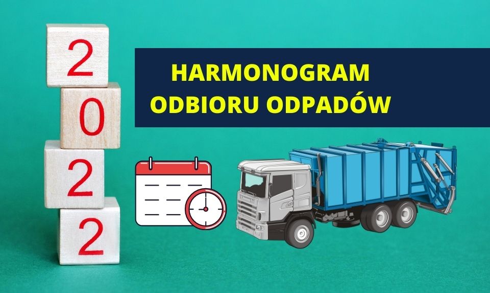 Harmonogram wywozu odpadów w gminie Turek na 2022...