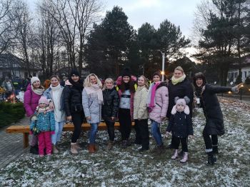 Zimowy spacer i ognisko w �ukach