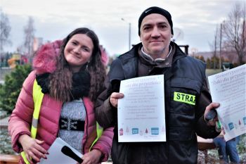 Zimowy spacer i ognisko w �ukach