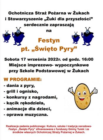 Zapraszamy na festyn pt.,,wito Pyry