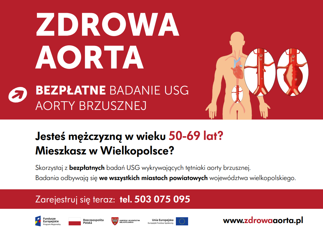 Zapraszamy na bezpatne badanie USG aorty brzusznej