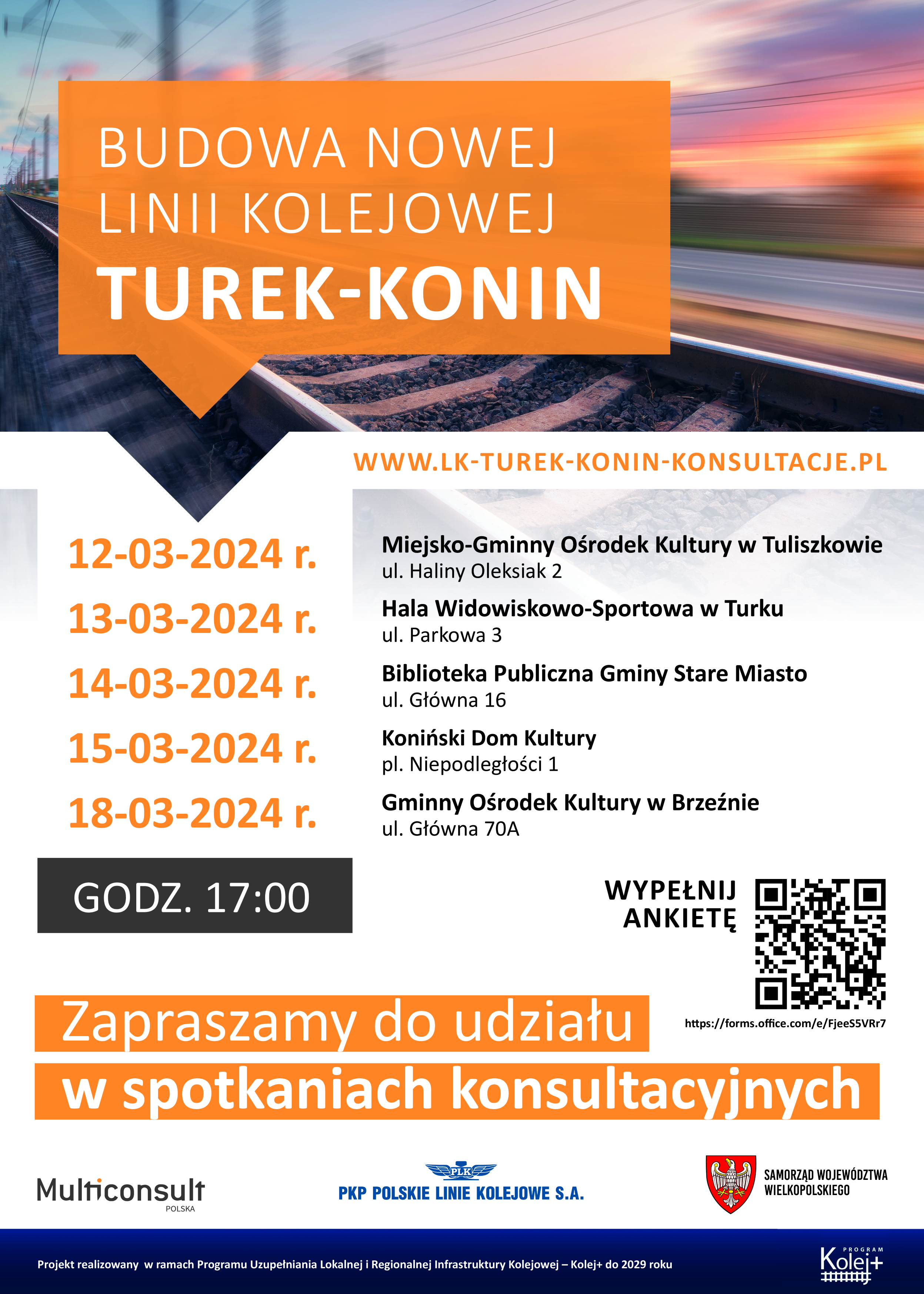 Porozmawiajmy o projekcie nowej linii kolejowej Turek-Konin