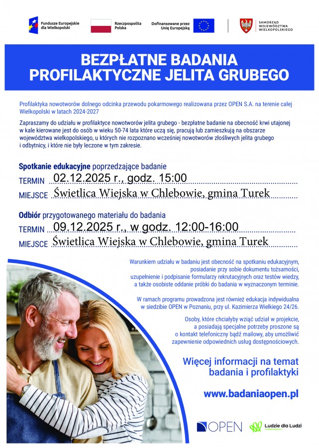Zapraszamy na bezpłatne badania profilaktyczne...