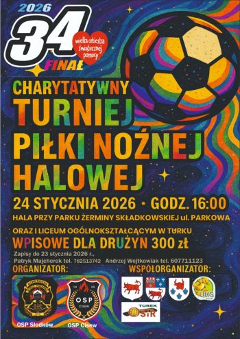 Zapraszamy do udzia�u w charytatywnym turnieju pi�ki no�nej